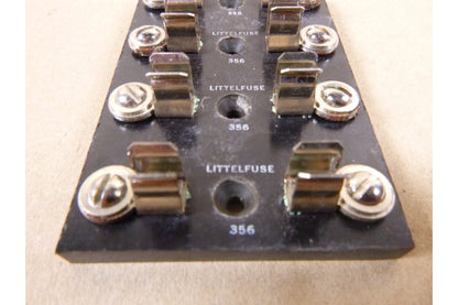 LITTELFUSE 356004 FUSE BLOCK FOR 3AB FUSE CARTRIDGE- 4 POLE - 15 AMP - 600 VOLT | Electrical MRO Replacement Parts &amp; Components and Commercial Electrical Supplies Company