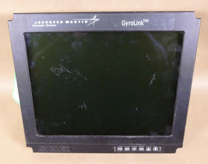 Lockheed Martin 025-0055-000 Gyrolink Gyrocam Systems 12.1" LCD Monitor Avalex *FOR PARTS* | Industrial MRO Replacement Parts, Manufacturing Machine Parts &amp; Components, Heavy Equipment Parts Supplier