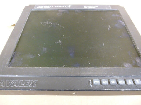 Lockheed Martin 025 - 0055 - 000 Gyrolink Gyrocam Systems 12.1" LCD Monitor Avalex *FOR PARTS* - Royal Equipment LOCKHEED