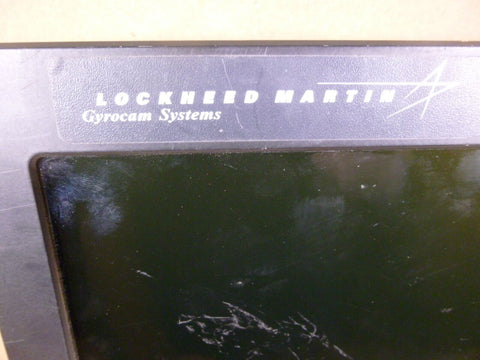 Lockheed Martin 025 - 0055 - 000 Gyrolink Gyrocam Systems 12.1" LCD Monitor Avalex *FOR PARTS* - Royal Equipment LOCKHEED