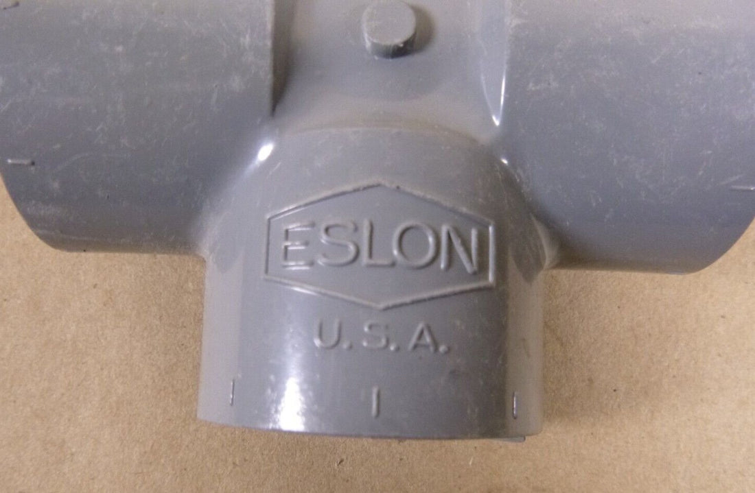 (Lot of 10) 1" Schedule 80 CPVC Threaded Tee - Eslon Made in USA | Industrial MRO Replacement Parts, Manufacturing Machine Parts &amp; Components, Heavy Equipment Parts Supplier