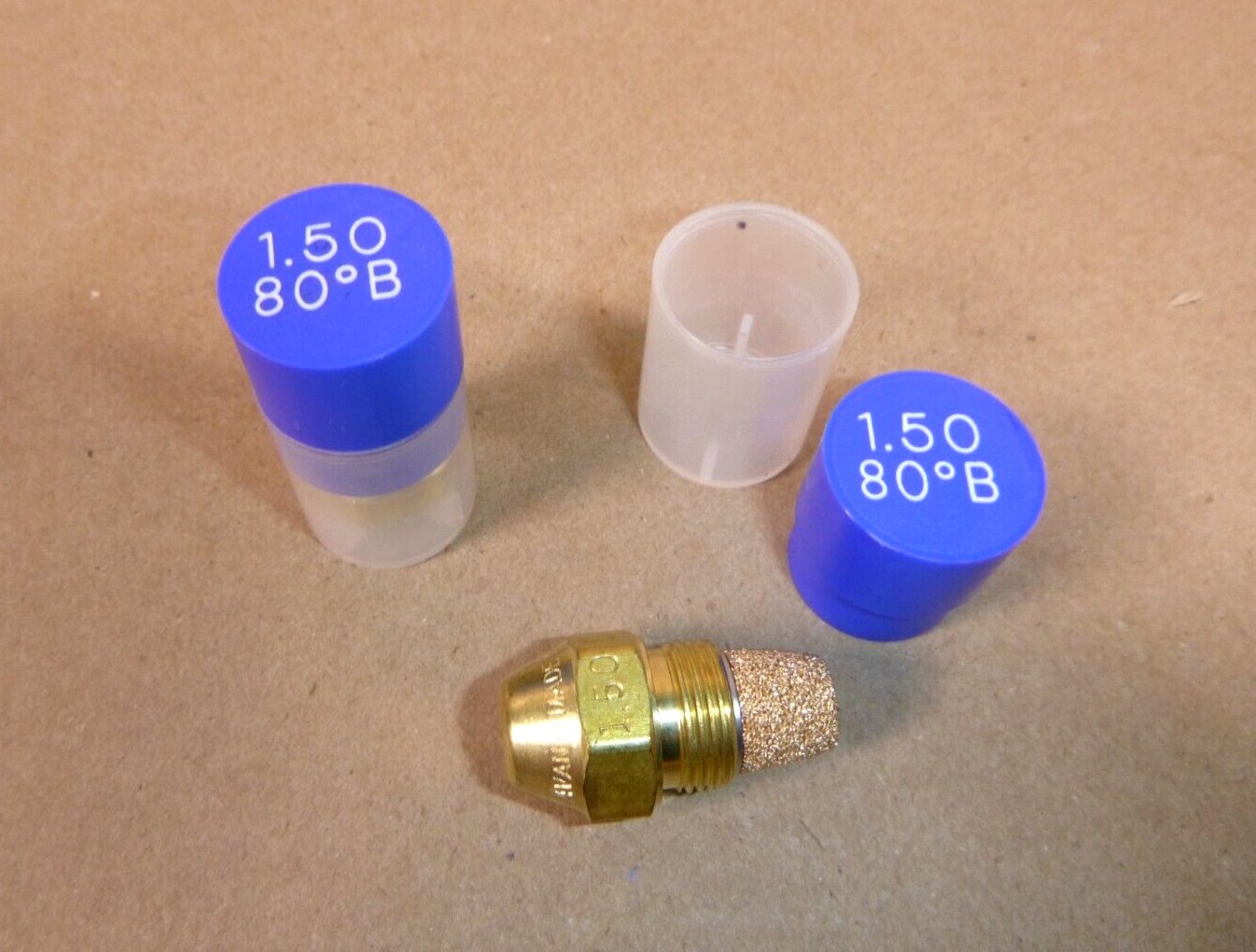 (Lot of 2) Delavan Oil Burner Nozzle 1.50-80B, 1.50 GPH 80 Degree, Made in USA | Industrial MRO Replacement Parts, Manufacturing Machine Parts &amp; Components, Heavy Equipment Parts Supplier