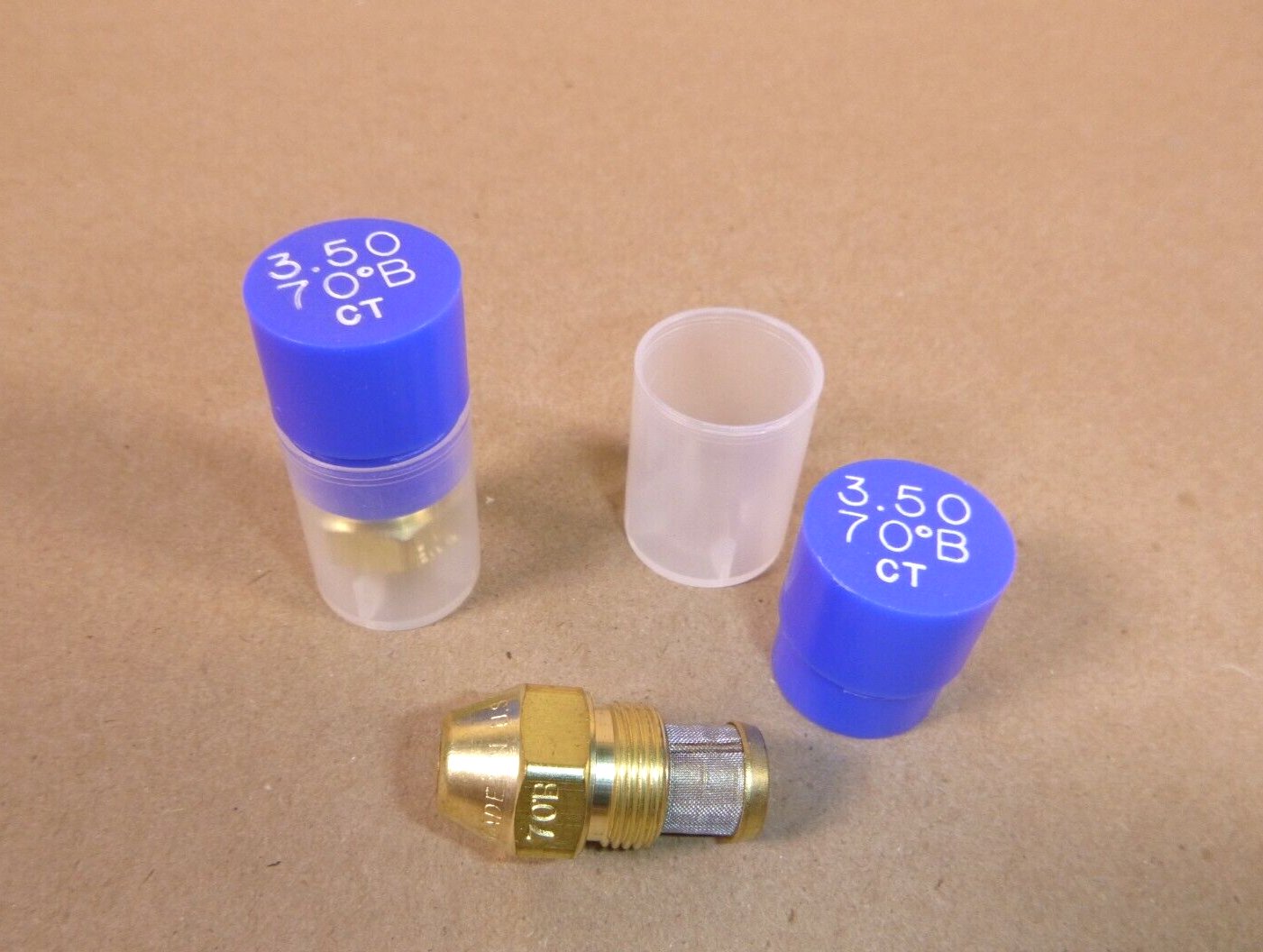 (Lot of 2) Delavan Oil Burner Nozzle 3.50-70B, 3.50 GPH 70 Degree, Made in USA | Industrial MRO Replacement Parts, Manufacturing Machine Parts &amp; Components, Heavy Equipment Parts Supplier