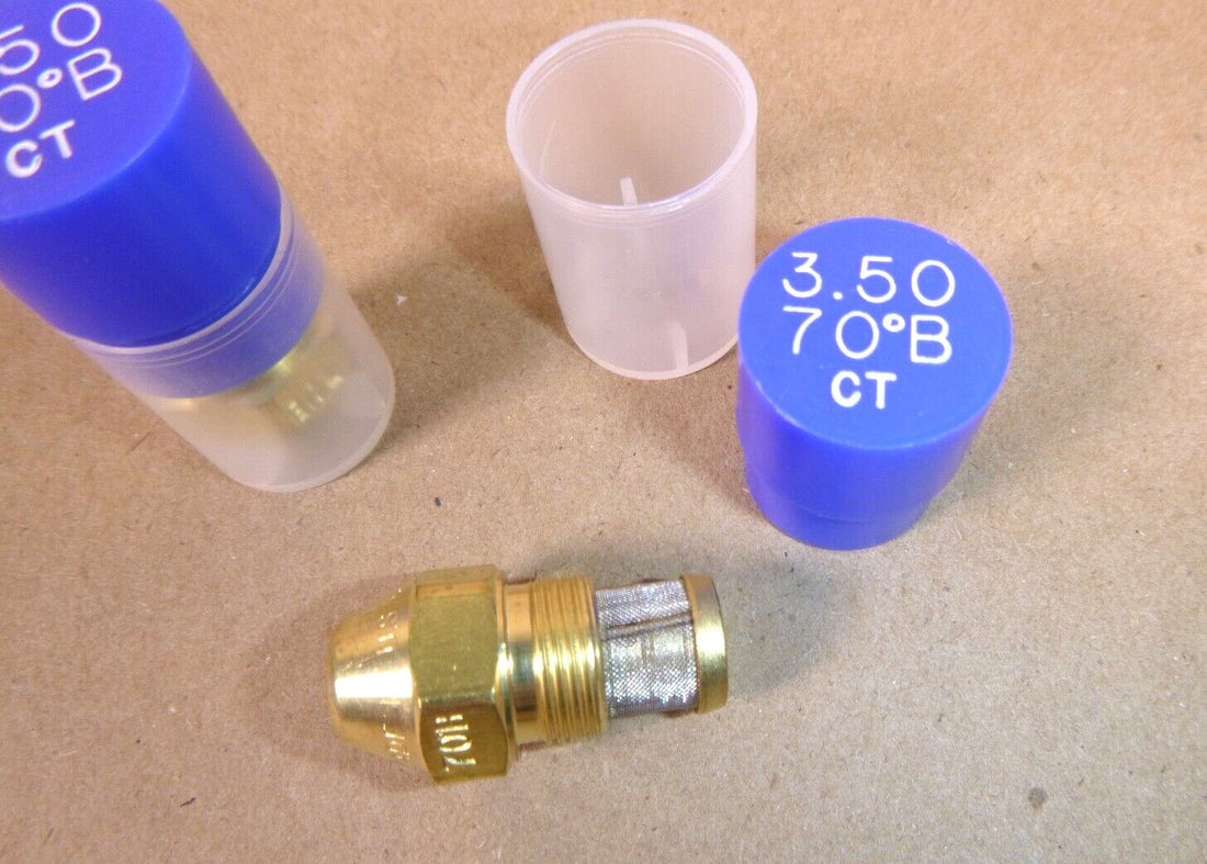 (Lot of 2) Delavan Oil Burner Nozzle 3.50-70B, 3.50 GPH 70 Degree, Made in USA | Industrial MRO Replacement Parts, Manufacturing Machine Parts &amp; Components, Heavy Equipment Parts Supplier