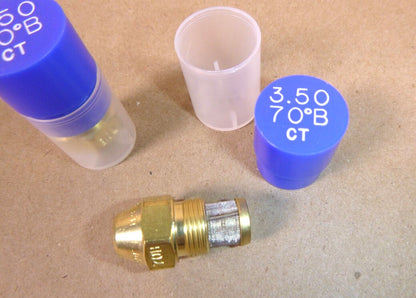 (Lot of 2) Delavan Oil Burner Nozzle 3.50-70B, 3.50 GPH 70 Degree, Made in USA | Industrial MRO Replacement Parts, Manufacturing Machine Parts &amp; Components, Heavy Equipment Parts Supplier