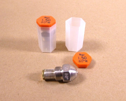 (Lot of 2) Hago Oil Burner Nozzle 1.50-80W , 1.50 GPH 80 Degree, Made in USA | Industrial MRO Replacement Parts, Manufacturing Machine Parts &amp; Components, Heavy Equipment Parts Supplier