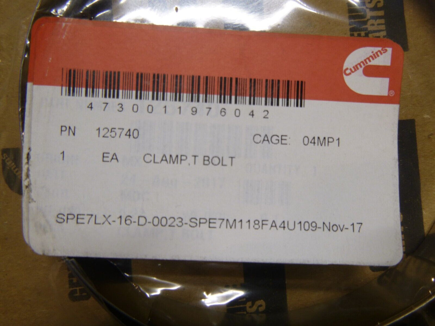 (Lot of 2) New Cummins 125740 T-Bolt Clamps | Replacement Truck Parts, Trailer Accessories, Automobile Supplies, Car Parts &amp; Accessories