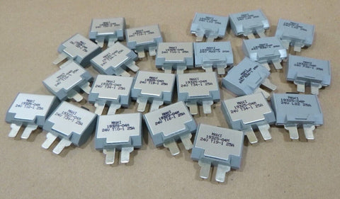 (LOT OF 22) EATON MAXI 19325 - 04M 19325 - 04P CIRCUIT BREAKER 24V 25AMP FUSE - Royal Equipment Eaton