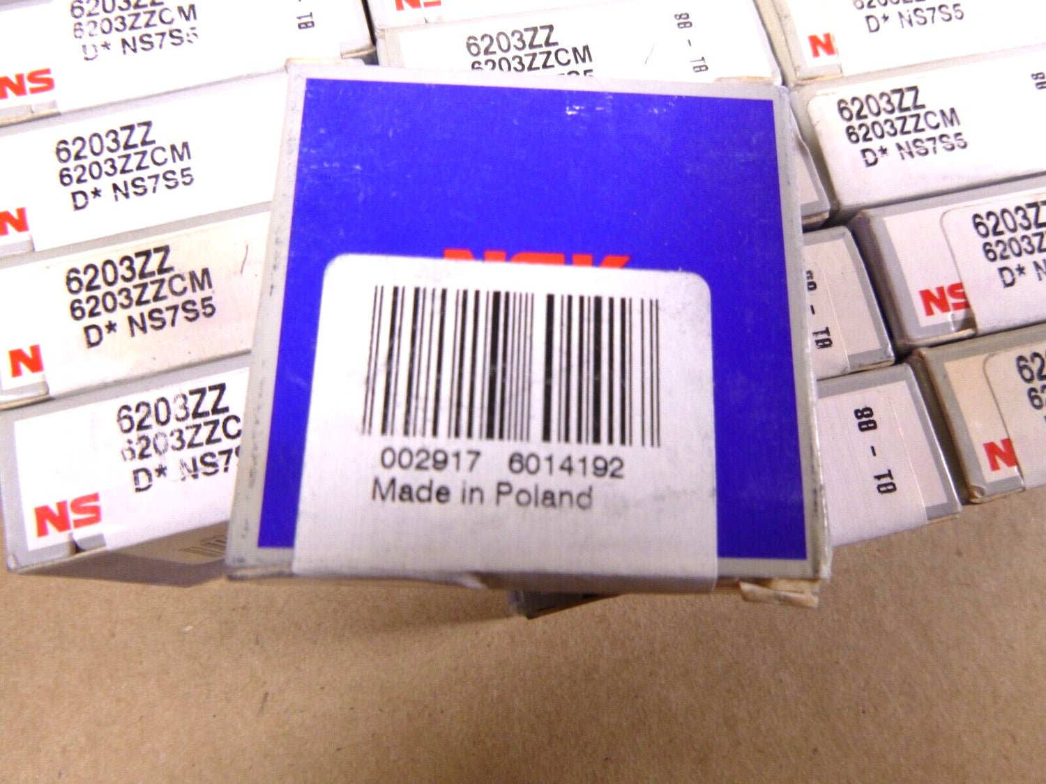 Lot of 27 NSK 6203ZZ Ball Bearings - Made in Poland | Industrial MRO Replacement Parts, Manufacturing Machine Parts &amp; Components, Heavy Equipment Parts Supplier