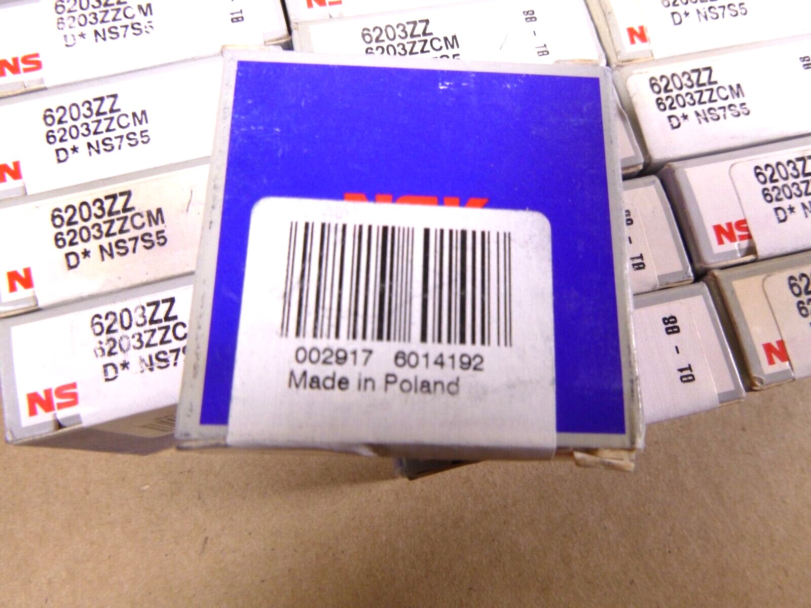 Lot of 27 NSK 6203ZZ Ball Bearings - Made in Poland | Industrial MRO Replacement Parts, Manufacturing Machine Parts &amp; Components, Heavy Equipment Parts Supplier