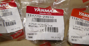 (Lot of 4) Genuine YANMAR 114770 - 23910 Piston Pin / Bearing - Royal Equipment YANMAR