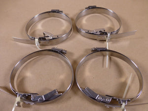 (LOT OF 4) Protex 27 - HT210 - 255SS 210 - 255MM Quick Release Stainless Band Clamp - Royal Equipment PROTEX