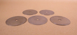 (Lot of 5) 3/8" ID x 3" OD x .057" Tall Stainless Steel Flat Fender Washer - Royal Equipment GENERIC