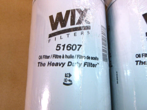 Lot of 6 Wix Oil Filter 51607, CASE J908615, John Deere TY22013, Volvo 36844 - Royal Equipment WIX