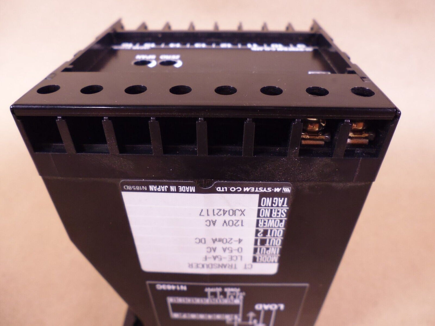 M System L Unit Transducer LCE-5A-F 5A 4-20MA 120V | Electrical MRO Replacement Parts &amp; Components and Commercial Electrical Supplies Company