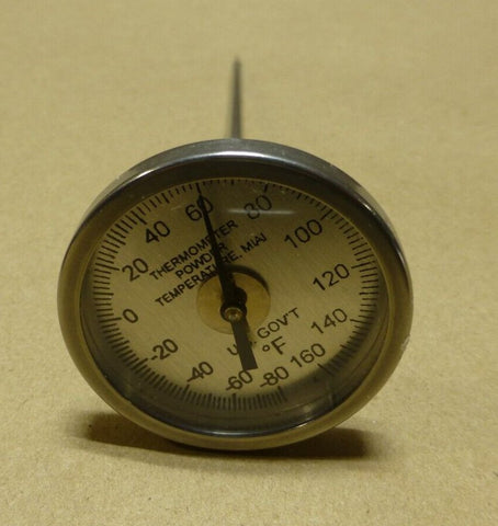 M1 M1A1 POWDER TEMPERATURE BIMETALLIC THERMOMETER M - 102 M109 , 6685 - 00 - 344 - 4603 - Royal Equipment TACOM