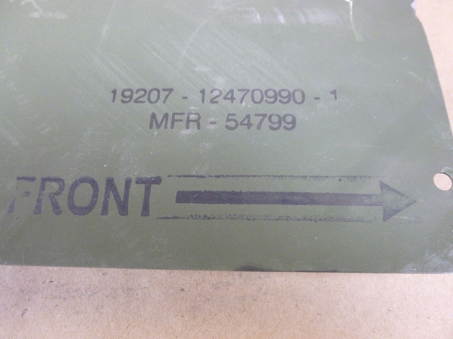 M1101 M1102 Trailer Front Roof Support Green 12470990-1 , 2510-01-522-2109 | Replacement Truck Parts, Trailer Accessories, Automobile Supplies, Car Parts &amp; Accessories
