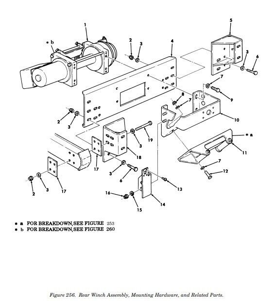 M1113 M1151 HUMVEE REAR WINCH MOUNTING BRACKET RH RCSK17451-1 , 5340-01-487-7203 | Genuine HMMWV Replacement Parts and Military Surplus Humvee Parts &amp; Accessories