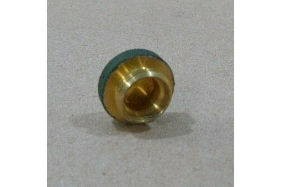 M12 x 0.75 x 5MM BRASS MACHINE THREAD PIPE PLUG CORED AUTOMOTIVE , 9MM OVERALL | Industrial Replacement Nuts &amp; Bolts Distributor and Machinery Screws &amp; Fasteners Supply