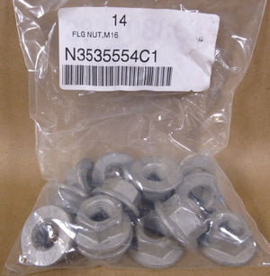 M16 - 2.0 x 15mm Grade 10 Metric Flange Nuts - International 3535554C1 (14 Pcs) - Royal Equipment International