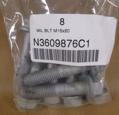 M16 - 2.0 x 80mm Grade 10.9 Metric Flange Bolts - International 3609876C1 (8 Pcs) - Royal Equipment International