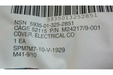 M24217/9 - 001 PRESSURE PROOF CAP ELECTRICAL COVER 1 - 1/4" - 12 , 5935 - 01 - 325 - 2851 - Royal Equipment Royal Equipment