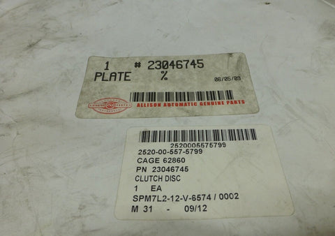 M939 M923 CLUTCH DISC ALLISON 23046745 6834229 0.476 - 0.486 , 2520 - 00 - 557 - 5799 - Royal Equipment ALLISON