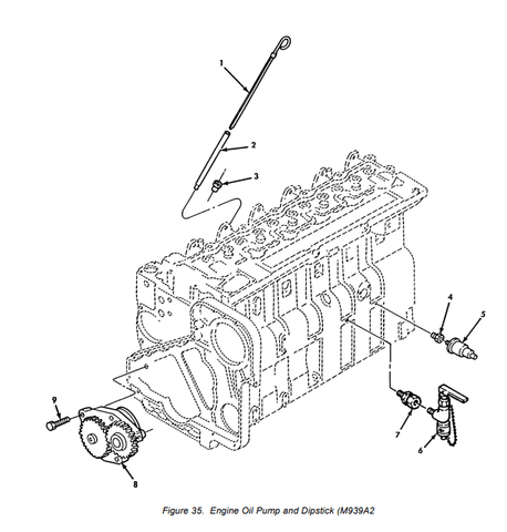 M939 M939A2 Engine Oil Cock Drain , 11669424 , 4820 - 01 - 073 - 0080 - Royal Equipment TACOM