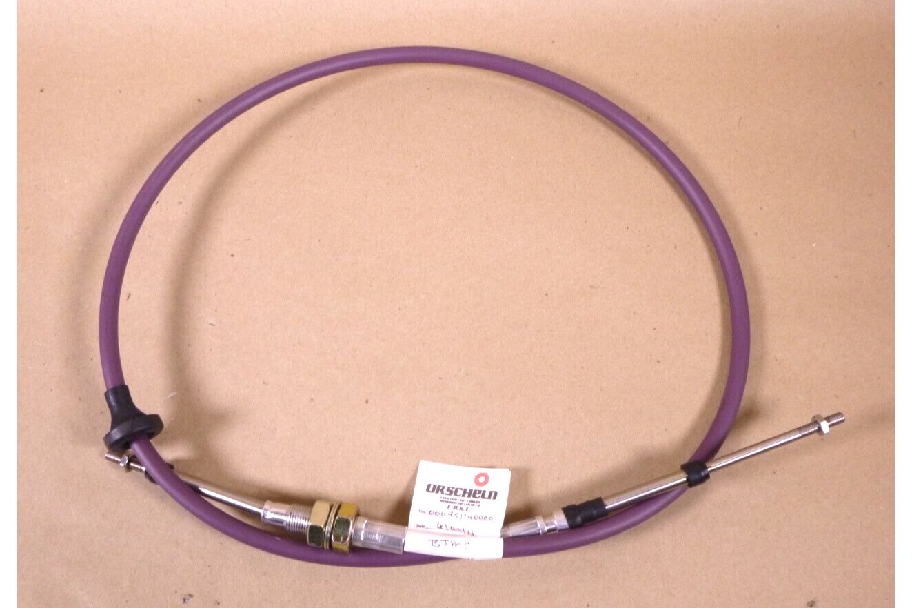 M939 Push-Pull Control Cable Orscheln 000-45114-0000, 45114-60, 2590-01-285-4600 | Genuine M35 Military Truck Parts and M939 Cargo Truck Surplus Parts