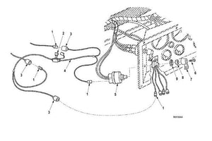 M939 SERIES 5 - TON ABS 3 - AMP FUSE HOLDER WIRING HARNESS 6150 - 01 - 478 - 1081 - Royal Equipment US ARMYOther Commercial Truck Parts