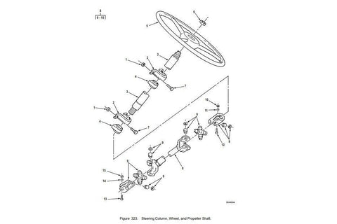 M939 Steering Column Shaft Upper Housing UC28254 11664543 - 2 2530 - 01 - 146 - 8941 - Royal Equipment US ArmyOther Steering & Suspension Parts