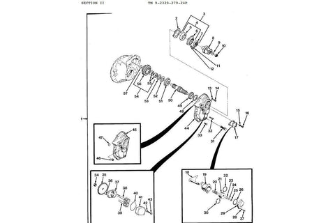 M977 HEMTT PLS Differential Universal Joint Yoke 1426390W, 2520 - 01 - 192 - 1372 - Royal Equipment Royal Equipment