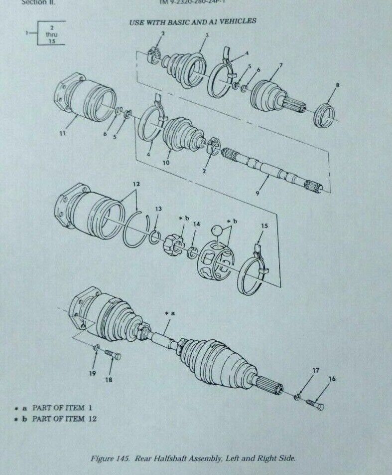 M998 Humvee 11513606 Halfshaft Mounting Bolts (24 Pc) M10X1.5X35 Grade 10.9 | Genuine HMMWV Replacement Parts and Military Surplus Humvee Parts &amp; Accessories