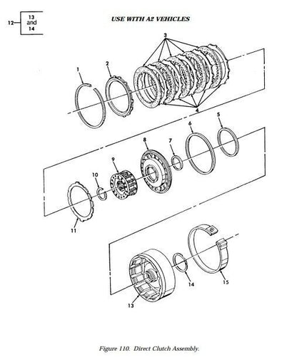 M998 M1113 M1114 Transmission 4L80E Clutch Plate Retainer 2520-01-461-0076 | Genuine HMMWV Replacement Parts and Military Surplus Humvee Parts &amp; Accessories