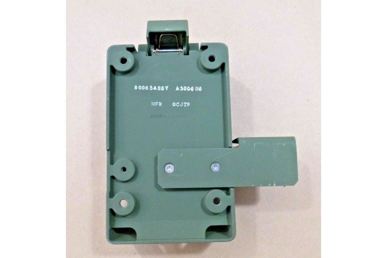 M998 M939 US ARMY ELECTRONIC MOUNTING BRACKET A3006116, 5820-01-182-7428 | Genuine M35 Military Truck Parts and M939 Cargo Truck Surplus Parts