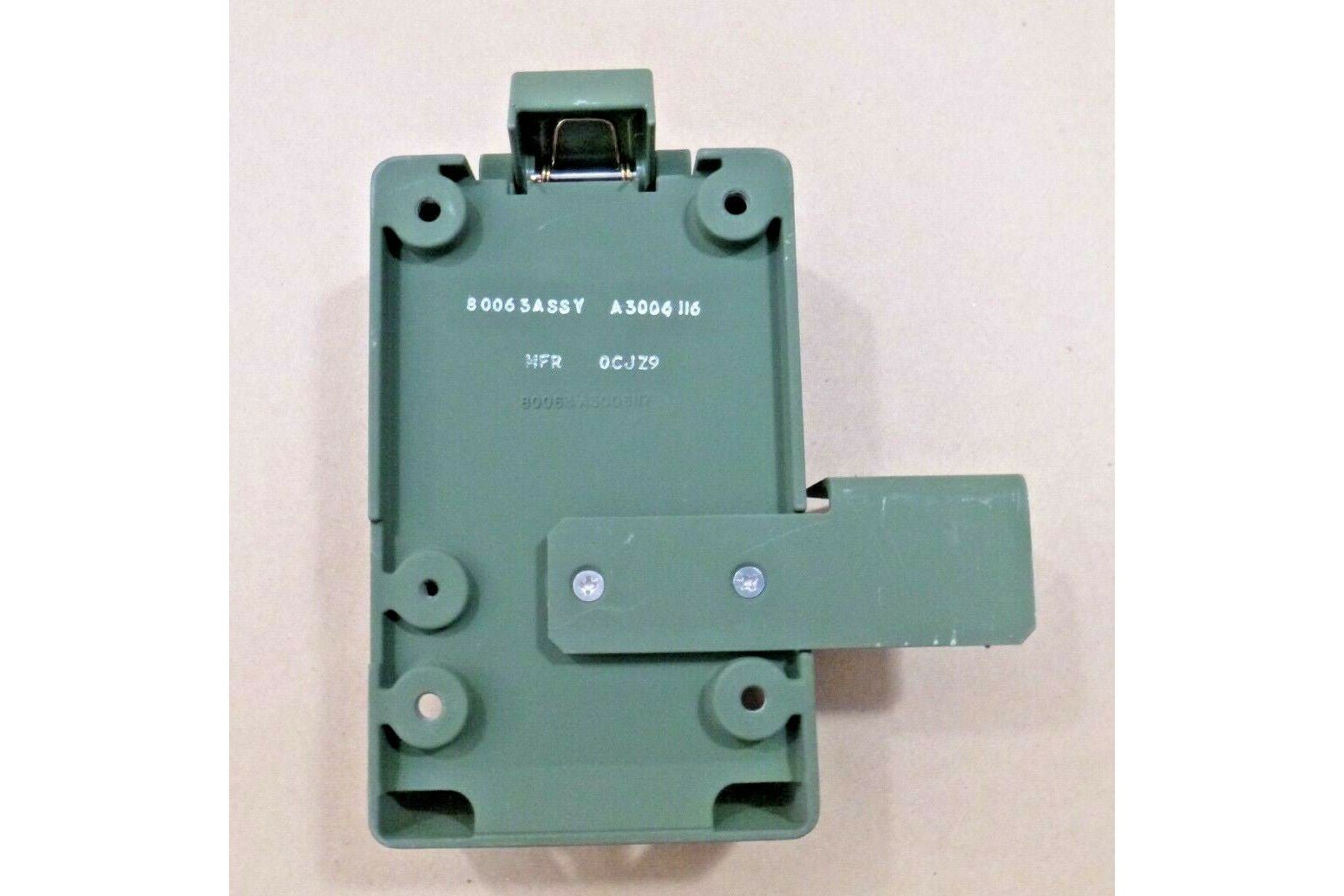 M998 M939 US ARMY ELECTRONIC MOUNTING BRACKET A3006116, 5820-01-182-7428 | Genuine M35 Military Truck Parts and M939 Cargo Truck Surplus Parts