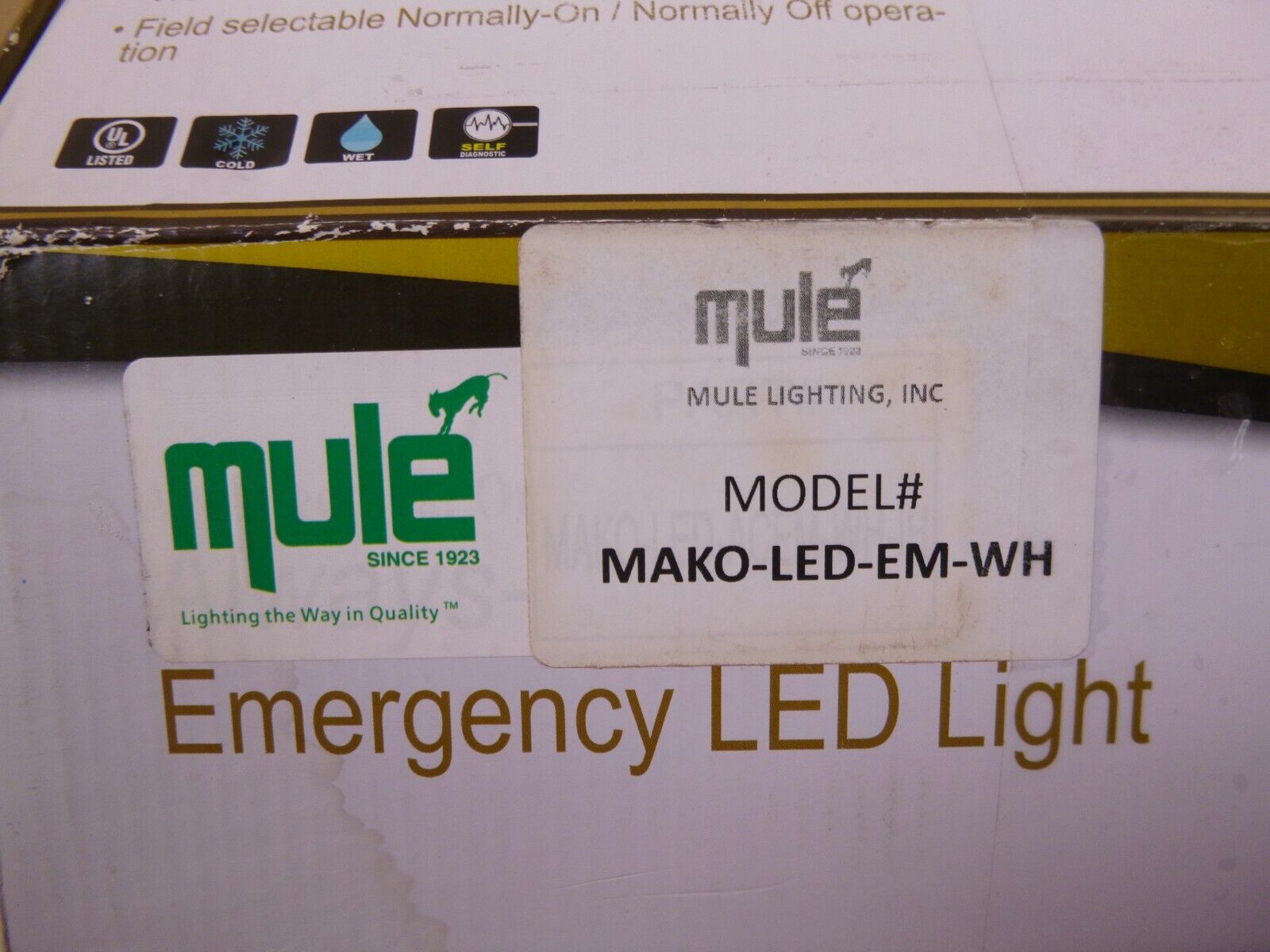 MAKO-LED Architectural Outdoor Emergency Light General/Emergency Use - White | Industrial MRO Replacement Parts, Manufacturing Machine Parts &amp; Components, Heavy Equipment Parts Supplier