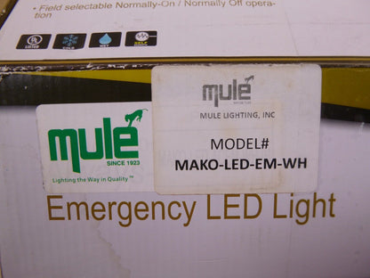MAKO-LED Architectural Outdoor Emergency Light General/Emergency Use - White | Industrial MRO Replacement Parts, Manufacturing Machine Parts &amp; Components, Heavy Equipment Parts Supplier