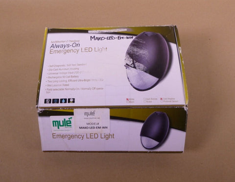 MAKO - LED Architectural Outdoor Emergency Light General/Emergency Use - White - Royal Equipment MAKO - LED