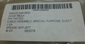 MARINE CORPS 7001325 SPECIAL PURPOSE CABLE , 5995 - 01 - 446 - 0652 - Royal Equipment MARINE CORPS