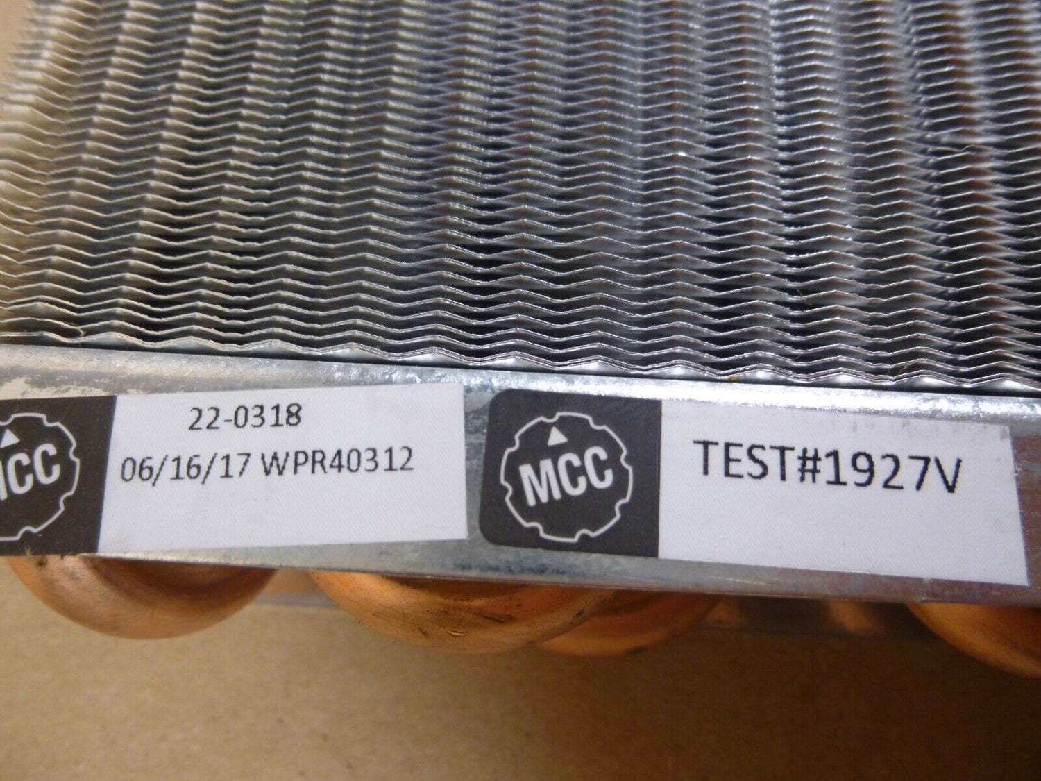 MCC 22-0318 Heater Coil For Compact AC Heater Air Conditioner Model 345 | Industrial MRO Replacement Parts, Manufacturing Machine Parts &amp; Components, Heavy Equipment Parts Supplier