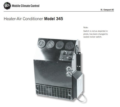 MCC 22 - 0318 Heater Coil For Compact AC Heater Air Conditioner Model 345 - Royal Equipment MCC