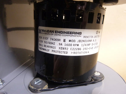 McLean Engineering 19" Rack Mounted Dual Wheel Cooling Fan Blower 115 V, 300 CFM | Industrial MRO Replacement Parts, Manufacturing Machine Parts &amp; Components, Heavy Equipment Parts Supplier