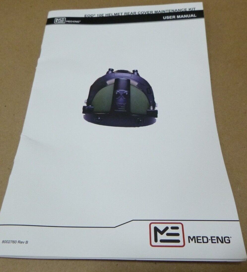 MED-ENG 8002731 EOD 10E HELMET REAR COVER MAINTENANCE KIT USA | Industrial MRO Replacement Parts, Manufacturing Machine Parts &amp; Components, Heavy Equipment Parts Supplier
