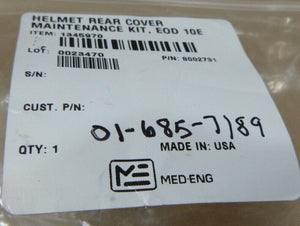 MED - ENG 8002731 EOD 10E HELMET REAR COVER MAINTENANCE KIT USA - Royal Equipment MED - ENG