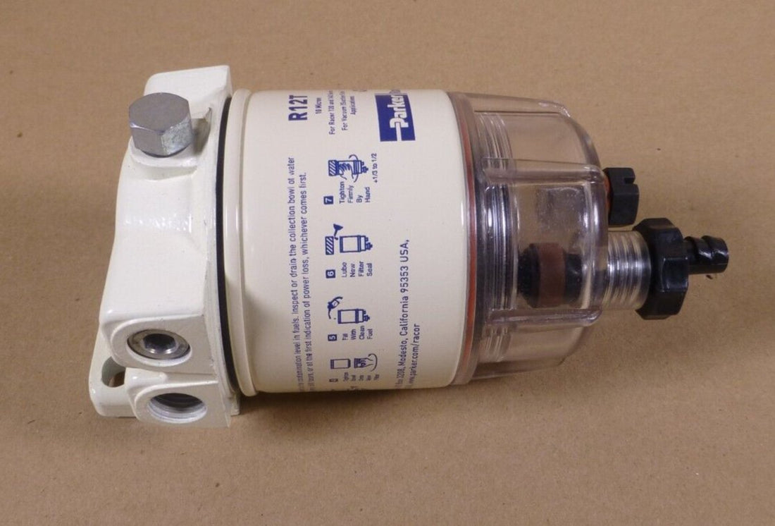 MEP MEP831A GENERATOR WATER SEPARATOR PARKER 120AT , 98-19535 , 2910-01-477-0840 | Genuine MEP Generator Replacement Parts and Military Surplus Generator Parts