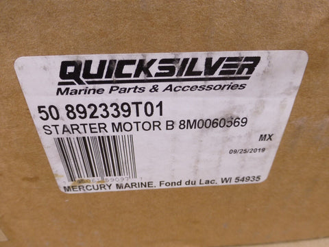 Mercury Marine Quicksilver Sportjet and Verado Starter Motor OEM 50 - 892339T01 - Royal Equipment MERCURY MARINE