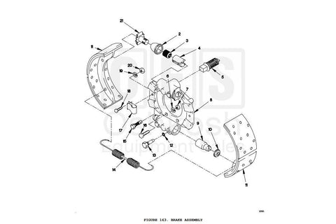 Meritor 2297B5332 OEM FMTV LMTV BRAKE PLUNGER RSA - 1550 RH , 2530 - 01 - 492 - 7105 - Royal Equipment Not AvailableOther Commercial Truck Parts