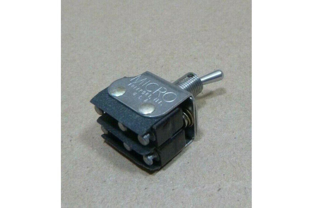 MICRO 6AT4-T TOGGLE SWITCH 250VDC 30VDC 5A PANEL MOUNT W/ THREAD | Electrical MRO Replacement Parts &amp; Components and Commercial Electrical Supplies Company