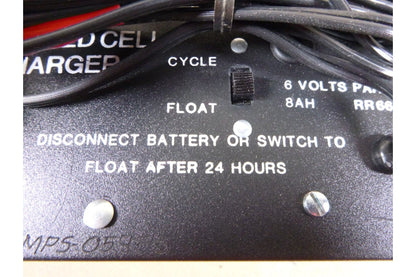 Mil-Spec 6 Volt Sealed Lead Acid / Gel Cell Battery Charger W/ Alligator Clips | Electrical MRO Replacement Parts &amp; Components and Commercial Electrical Supplies Company